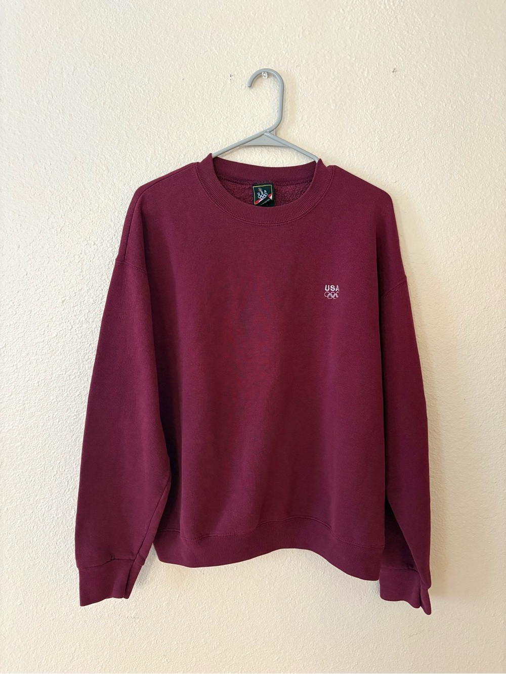 Vintage Men’s 1990s USA Olympics Crewneck Pullover Sweatshirt